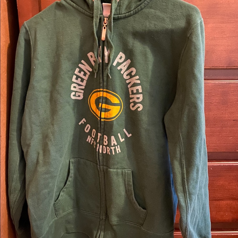 Womens NFL Green Bay Packers ZipUp Sweatshirt